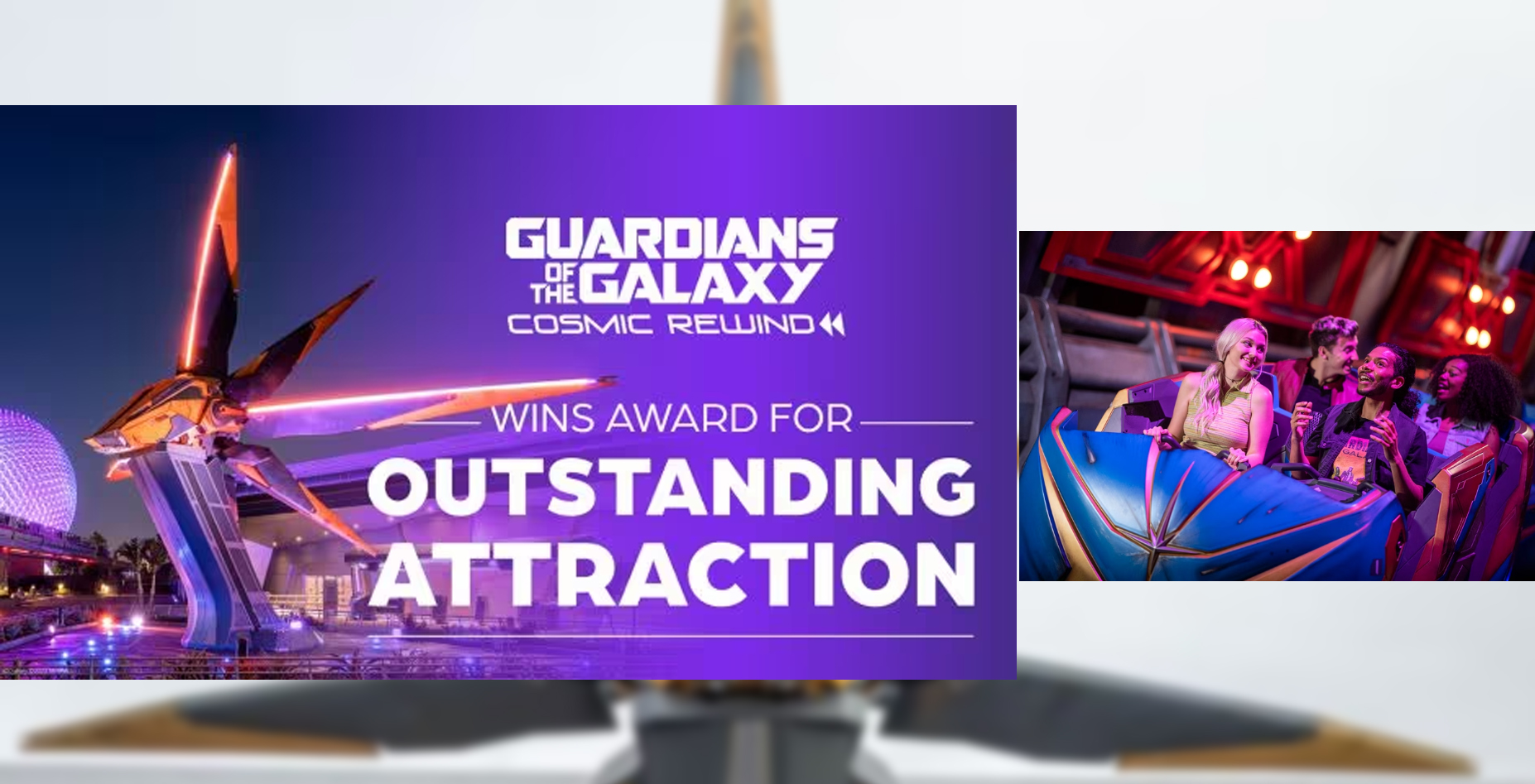 Guardians of the Galaxy: Cosmic Rewind Wins THEA Award for Outstanding Attraction